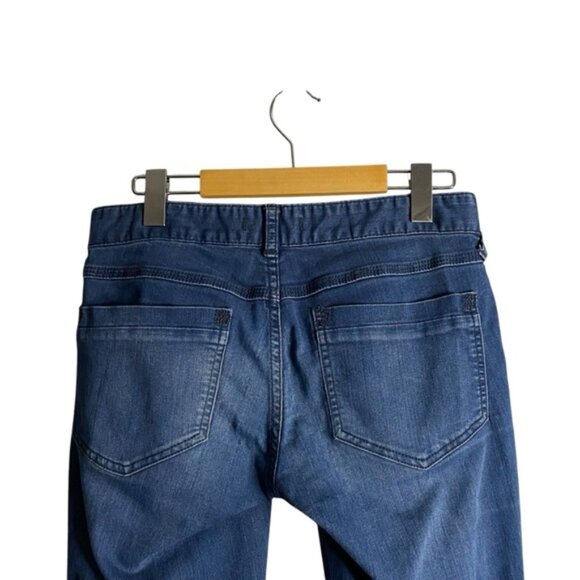 Free People Women's Medium Indigo Skinny Denim Jean - Picture 6 of 7